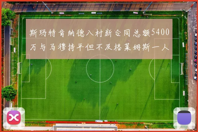 斯玛特肯纳德八村新合同总额5400万与马穆持平但不及格莱姆斯一人